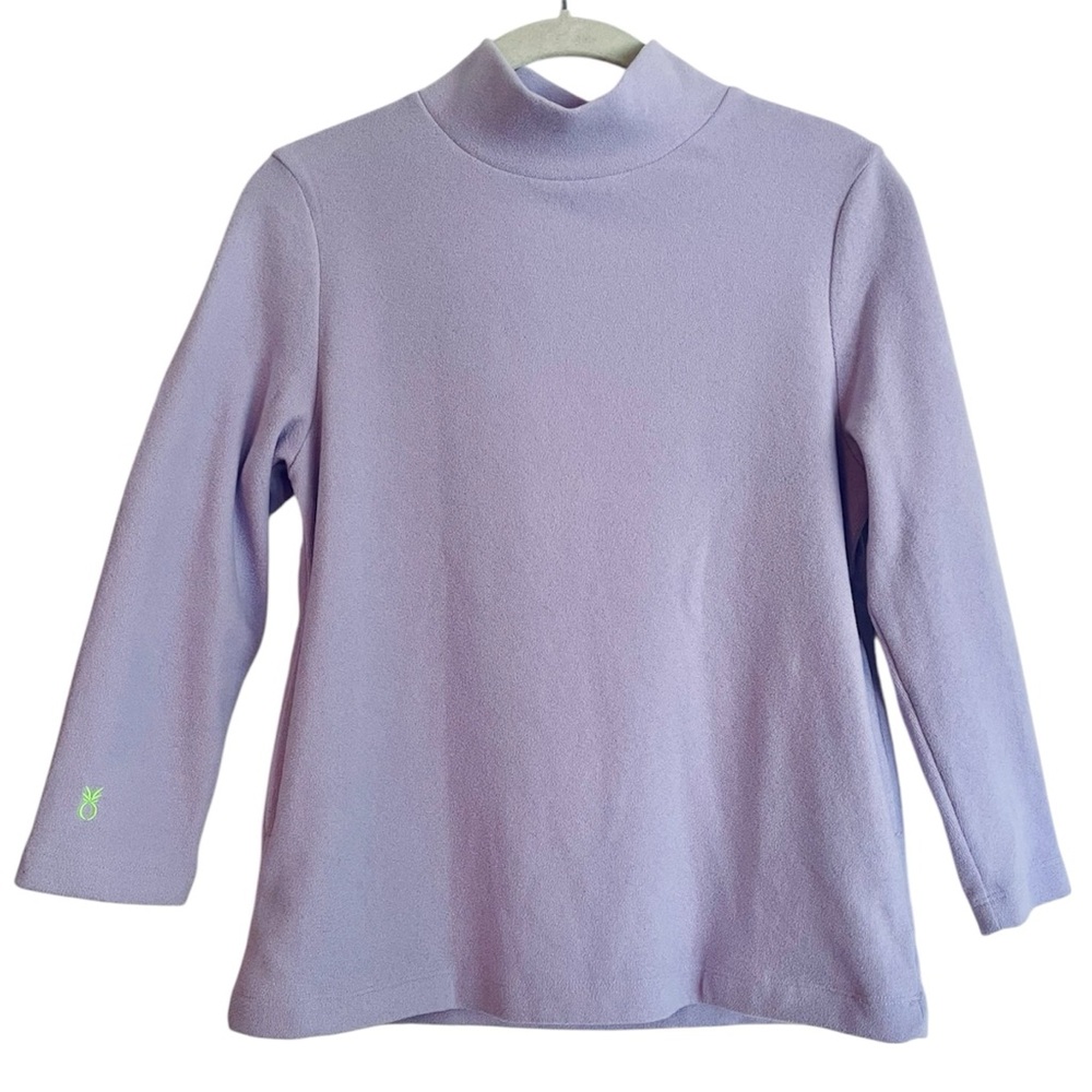 Dudley Stephens Lavender Kids Size Large Fleece Top with Pockets